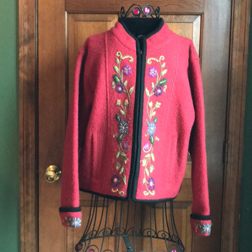 Icelandic Design Wool Jacket Lined Medium